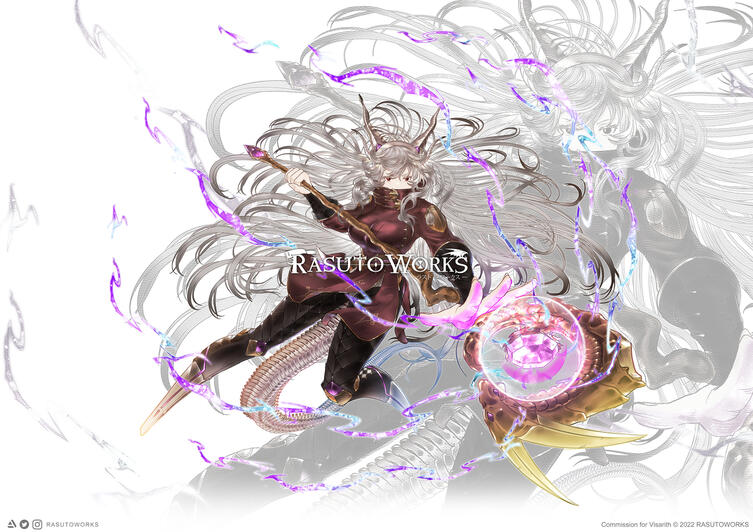 Commission work for Visarith - "Kept me updated every step of the way, would definitely order from them again"