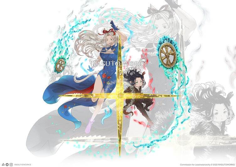 Commission work for leashedanarchy - "They have very good communication skill and easy to work with. I will be coming back for any other projects I have, Thank you so much!"