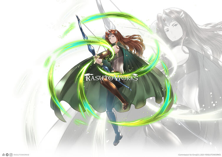 Mirana - Dota Dragon's Blood - Commission Work For Erna23