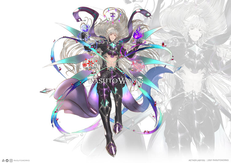 Aether Abyss- Genshin Impact "Artwork for Official Genshin Impact as Content Creator"